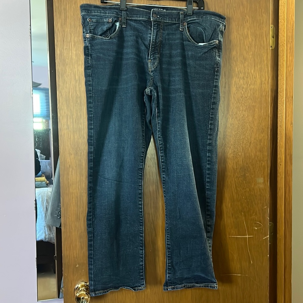 Mens Lucky Brand 221 Straight jeans 38x30